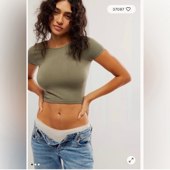 Free People Cap Sleeve Seamless Cami XS/S - Picture 2 of 5